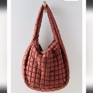 NWT FP Movement Quilted Carryall DUSTY ROSE